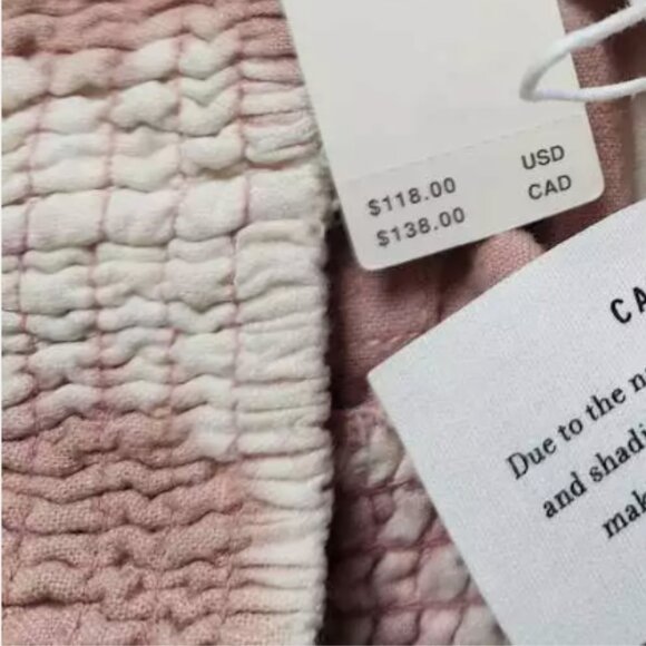 Brand New by Anthropologie The Reese Tie-Dye Smocked Pull-On Barrel Pants - Picture 6 of 7